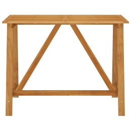 VidaXL Ogrodowy stolik barowy, 140x70x104 cm, lite drewno akacjowe