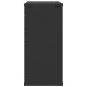VidaXL Skrzynia na poduszki ogrodowe rattan PE 100x49x103,5 cm, czarna