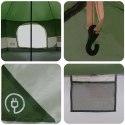 NAMIOT RODZINNY ZIELONY 18-OSOBOWY POLYESTER 185T Z POWŁOKĄ PU
