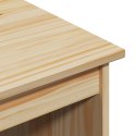 VidaXL Zestaw biurka i szafki na kółkach MOSS 2 pcs brązowy