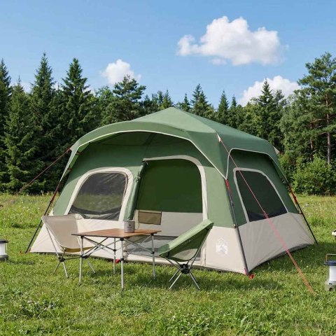 VidaXL Namiot Instant zielony 340 x 280 x 190 cm