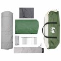 VidaXL Namiot Instant zielony 8-osobowy Polyester 185T z powłoką PU