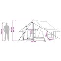 NAMIOT DOMEK KREMOWY 340X246X210CM POLIBAWEŁNA