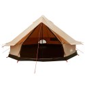 NAMIOT RODZINNY 10-OSOBOWY 500X500CM KREMOWY IDEALNY NA CAMPING I WYCIECZKI