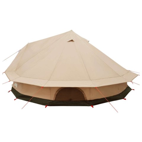 NAMIOT RODZINNY 10-OSOBOWY 500X500CM KREMOWY IDEALNY NA CAMPING I WYCIECZKI