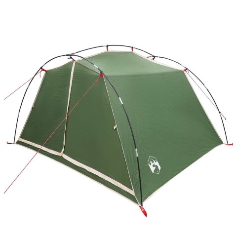 NAMIOT TUNELOWY ZIELONY 4-OSOBOWY POLYESTER 185T Z POWŁOKĄ PU