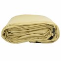 PLANDEKA 650G / M² BEŻOWY 6 X 8 M PŁÓTNO Z POWŁOKĄ PVC