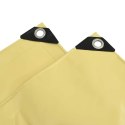 PLANDEKA 650G / M² BEŻOWY 6 X 8 M PŁÓTNO Z POWŁOKĄ PVC