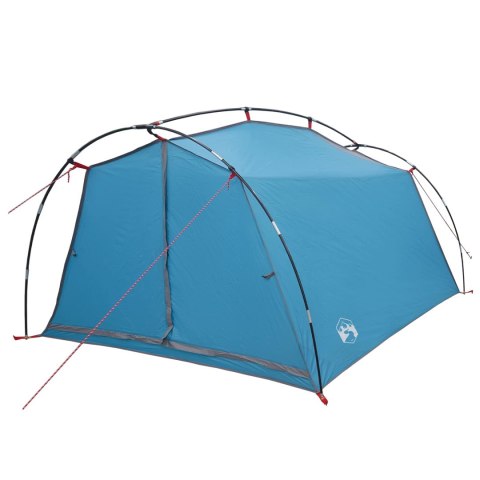 VidaXL Namiot tunelowy niebieski 2-osobowy Polyester 185T z powłoką PU