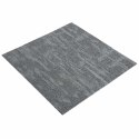 VidaXL Płytka dywanowa Betonowy szary 50 x 50 cm 4 pcs PP i bitum