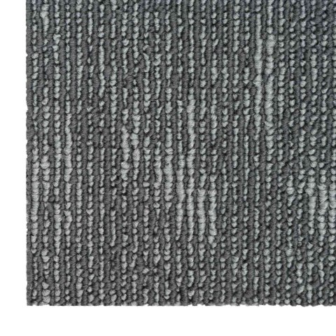 VidaXL Płytka dywanowa Betonowy szary 50 x 50 cm 4 pcs PP i bitum