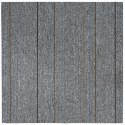 VidaXL Płytka dywanowa Jasnoszary w paski 50 x 50 cm 20 pcs PP i bitum