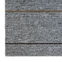 VidaXL Płytka dywanowa Jasnoszary w paski 50 x 50 cm 36 pcs PP i bitum