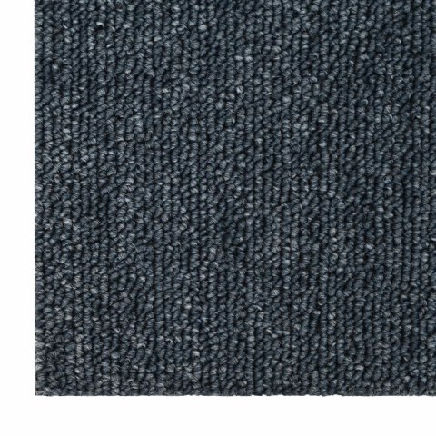 VidaXL Płytka dywanowa Niebiesko-szary 50 x 50 cm 36 pcs PP i bitum