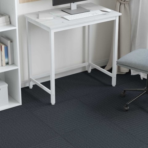 VidaXL Płytka dywanowa Niebiesko-szary 50 x 50 cm 4 pcs PP i bitum