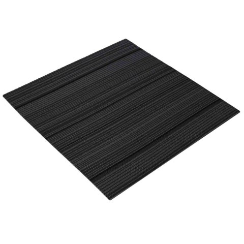 VidaXL Płytka dywanowa Pasiasty Jasnoszary 50 x 50 cm 20 pcs