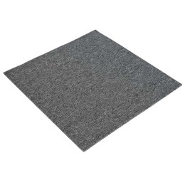 VidaXL Płytka dywanowa Średni szary 50 x 50 cm 36 pcs PP i bitum