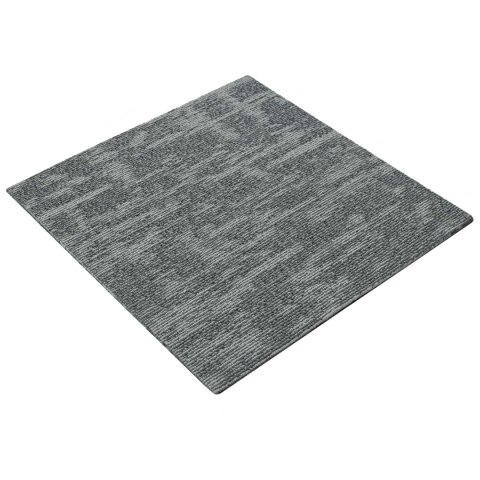 VidaXL Płytka dywanowa Szary kamień 50 x 50 cm 20 pcs PP i bitum
