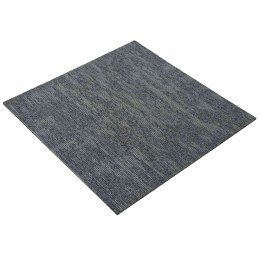 VidaXL Płytka dywanowa Szary niebieski 50 x 50 cm 4 pcs PP i bitum