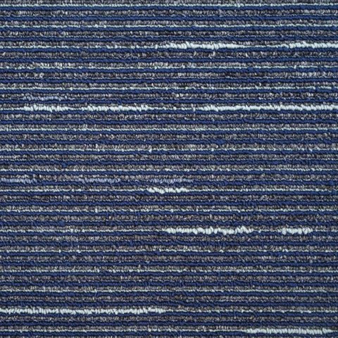 VidaXL Płytka dywanowa W paski niebieski 50 x 50 cm 4 pcs PP i bitum
