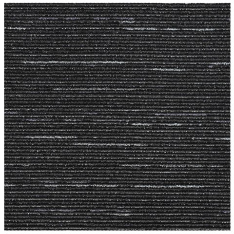 VidaXL Płytka dywanowa Wzorzysty Czarny 50 x 50 cm 4 pcs PP i bitum