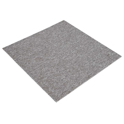 VidaXL Płytka dywanowa brązowy 50 x 50 cm 4 pcs PP i bitum