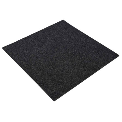 VidaXL Płytka dywanowa ciemnoszary 50 x 50 cm 4 pcs PP i bitum