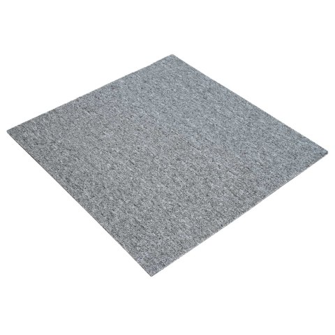 VidaXL Płytka dywanowa jasnoszary 50 x 50 cm 4 pcs PP i bitum