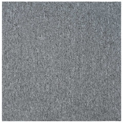 VidaXL Płytka dywanowa jasnoszary 50 x 50 cm 4 pcs PP i bitum