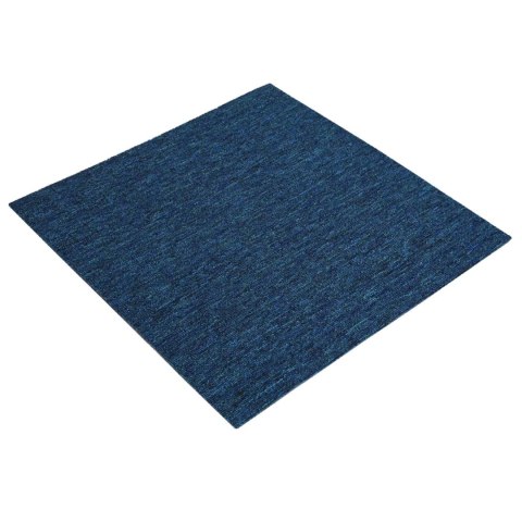 VidaXL Płytka dywanowa niebieski 50 x 50 cm 4 pcs PP i bitum