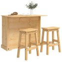 VidaXL Przechowywanie w kuchni 2 pcs Wosk miodowy Lite sosnowe