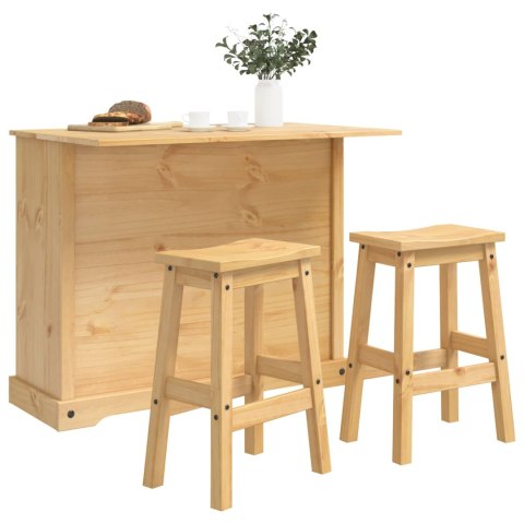 VidaXL Przechowywanie w kuchni 2 pcs Wosk miodowy Lite sosnowe