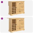 VidaXL Przechowywanie w kuchni 2 pcs Wosk miodowy Lite sosnowe