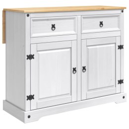 VidaXL Wózek Kuchenny 2 pcs Biały i wosk miodowy 112 x 70 x 91,5 cm