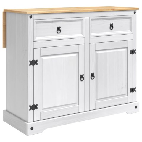 VidaXL Wózek Kuchenny 2 pcs Biały i wosk miodowy 112 x 70 x 91,5 cm