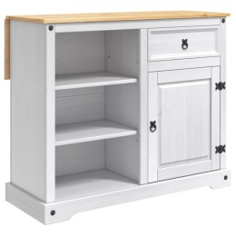 VidaXL Wózek Kuchenny 2 pcs Biały i wosk miodowy 112 x 70 x 91,5 cm
