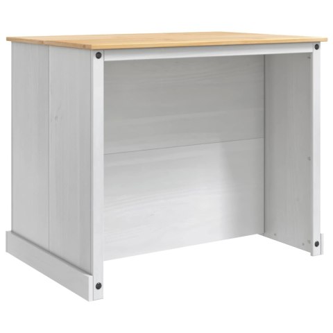 VidaXL Wózek Kuchenny 2 pcs Biały i wosk miodowy 112 x 77 x 91,5 cm