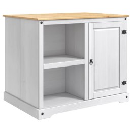 VidaXL Wózek Kuchenny 2 pcs Biały i wosk miodowy 112 x 77 x 91,5 cm