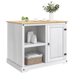 VidaXL Wózek Kuchenny 2 pcs Biały i wosk miodowy 112 x 77 x 91,5 cm