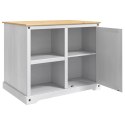 VidaXL Wózek Kuchenny 2 pcs Biały i wosk miodowy 112 x 77 x 91,5 cm