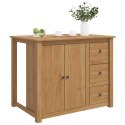 VidaXL Wózek Kuchenny PANAMA 2 pcs Wosk miodowy 112 x 77 x 90 cm