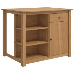 VidaXL Wózek Kuchenny PANAMA 2 pcs Wosk miodowy 112 x 77 x 90 cm
