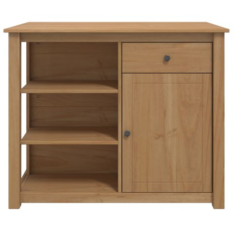 VidaXL Wózek Kuchenny PANAMA 2 pcs Wosk miodowy 112 x 77 x 90 cm