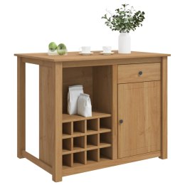 VidaXL Wózek Kuchenny PANAMA 2 pcs Wosk miodowy 112 x 77 x 90 cm