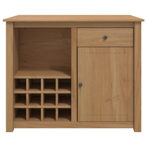 VidaXL Wózek Kuchenny PANAMA 2 pcs Wosk miodowy 112 x 77 x 90 cm