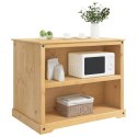 VidaXL Wózek Kuchenny z półką 2 pcs Wosk miodowy 112 x 77 x 91,5 cm