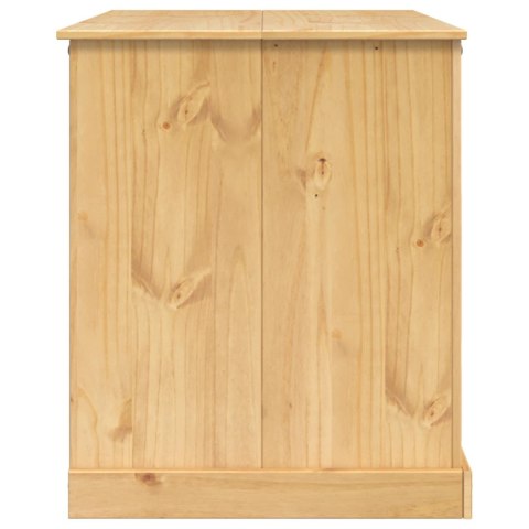 VidaXL Wózek Kuchenny z półką 2 pcs Wosk miodowy 112 x 77 x 91,5 cm
