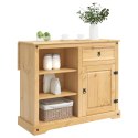 VidaXL Wózek Kuchenny z szufladą 2 pcs Wosk miodowy 112 x 70 x 91,5 cm