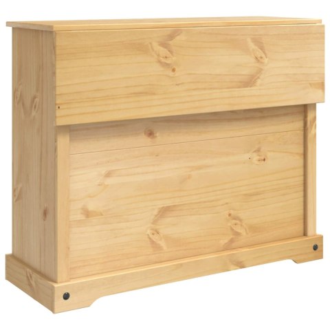 VidaXL Wózek Kuchenny z szufladą 2 pcs Wosk miodowy 112 x 70 x 91,5 cm