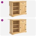 VidaXL Wózek Kuchenny z szufladą 2 pcs Wosk miodowy 112 x 70 x 91,5 cm